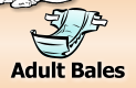 Adult Diaper Bales